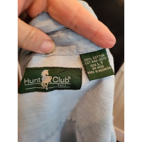 Vintage 80's Chambray Embroidered Blouse sz L T Cottagecore Western Equestrian - Picture 7 of 7